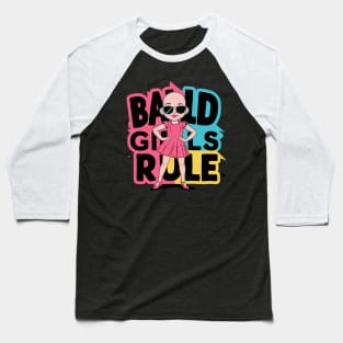 Bald girl Baseball T-Shirt